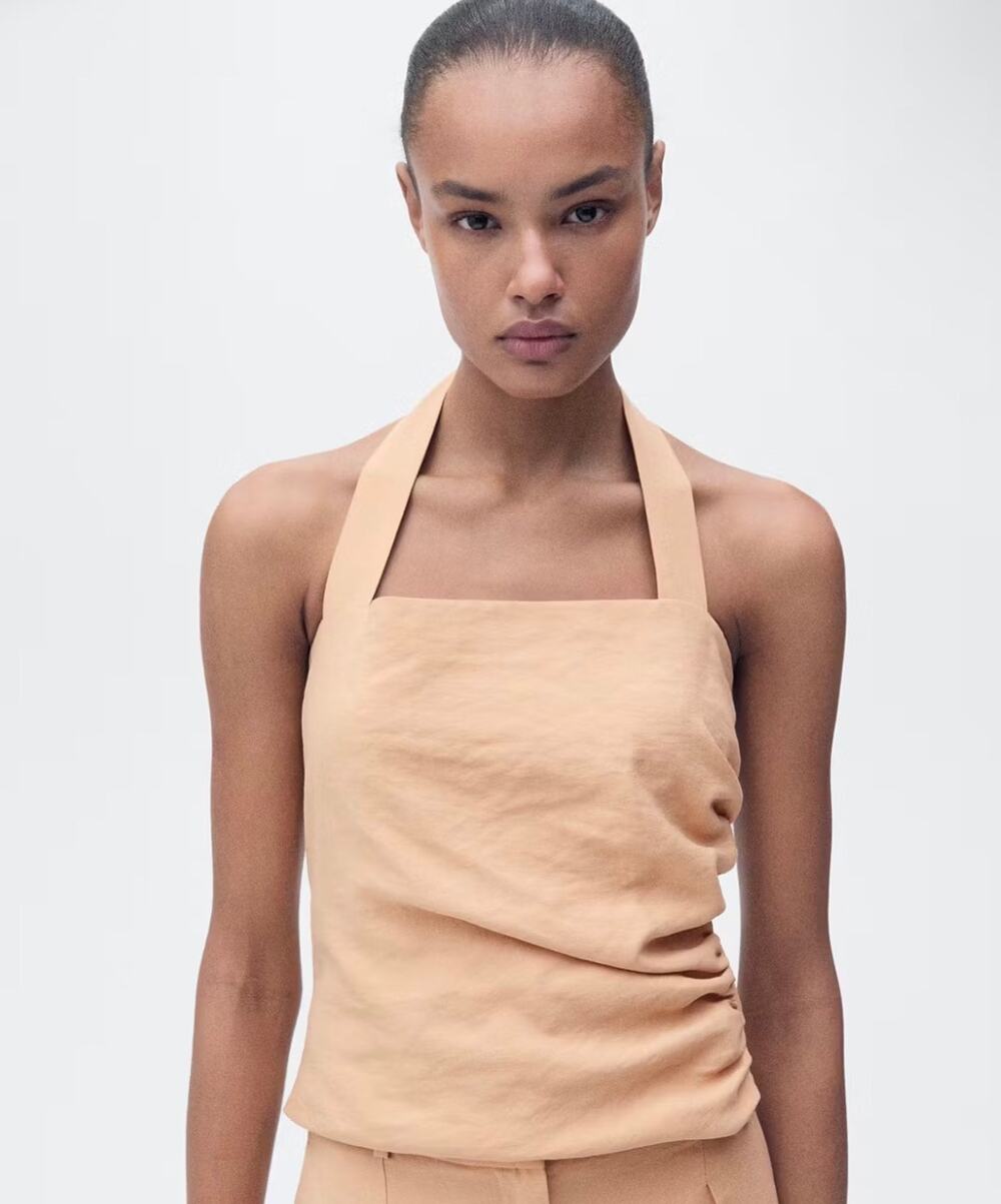 $58 retail Mango halter top Lyocell fabric. 
Size small